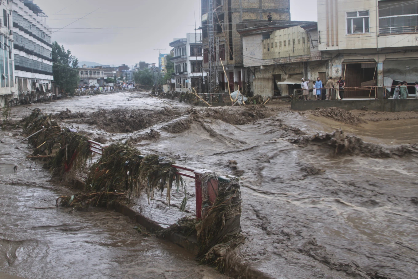 Lũ qu&eacute;t, sạt lở g&acirc;y thiệt hại kinh ho&agrave;ng ở Pakistan, Ấn Độ - Ảnh 1.