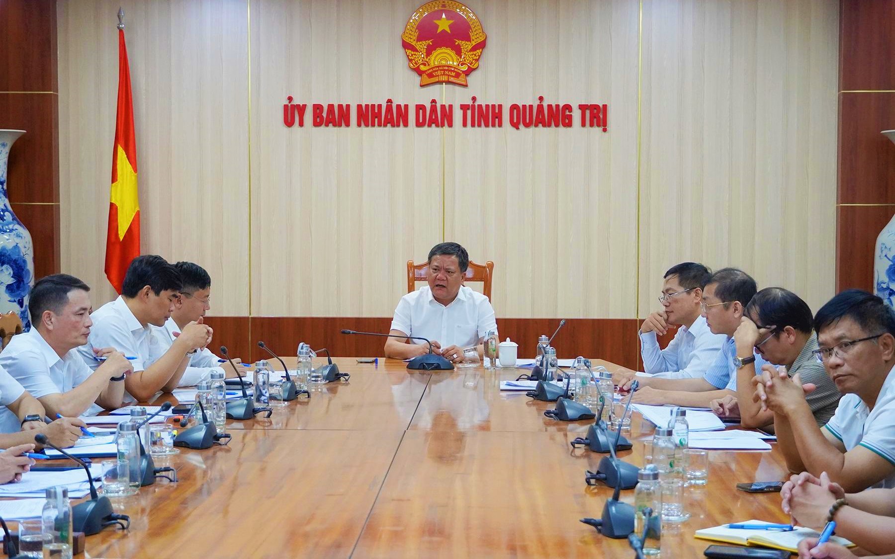 Chủ tịch tỉnh Quảng Trị họp ngày chủ nhật, chỉ đạo gì đối với dự án chậm tiến độ?