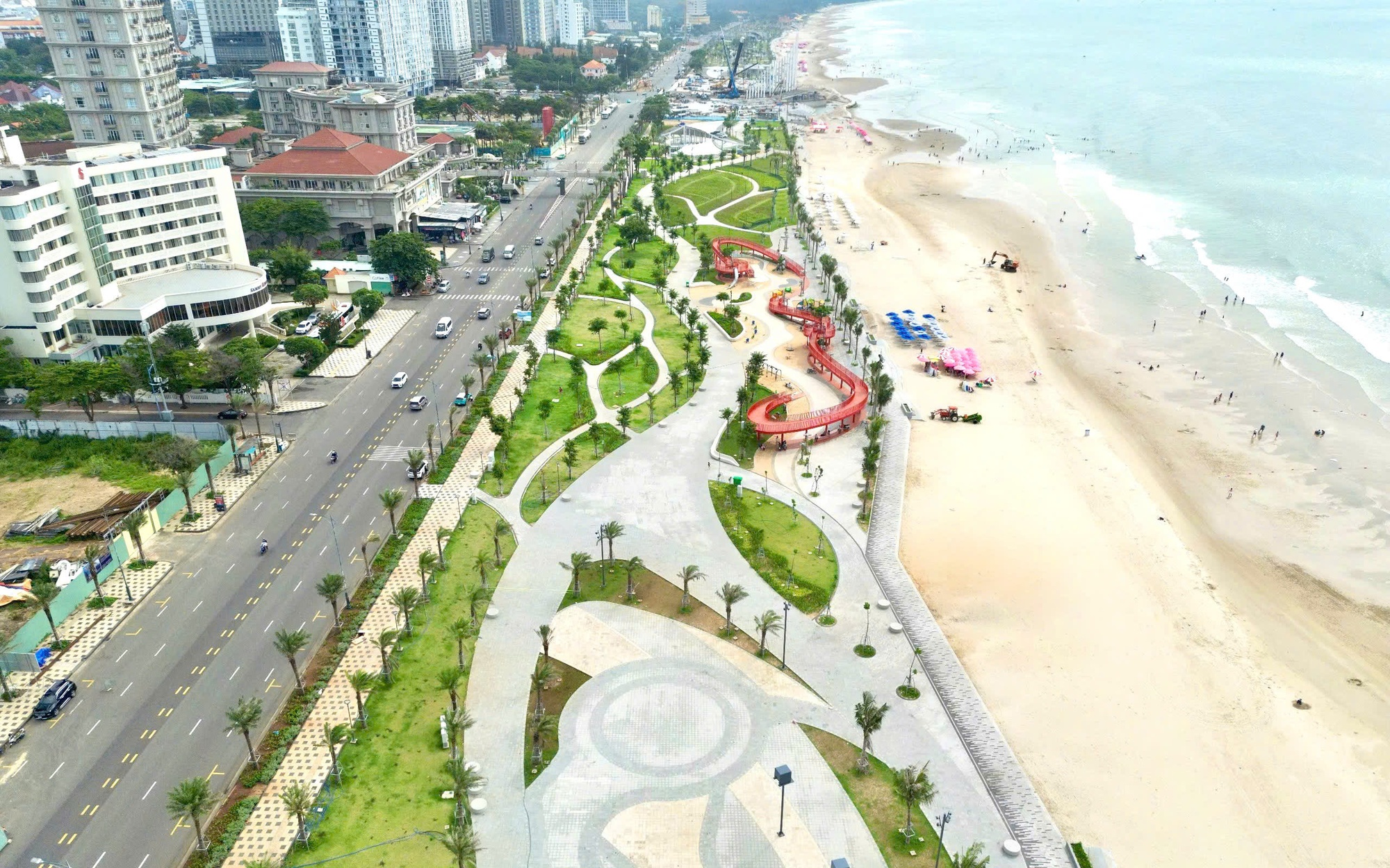 Dự án chỉnh trang trục đường Thùy Vân trước giờ về đích