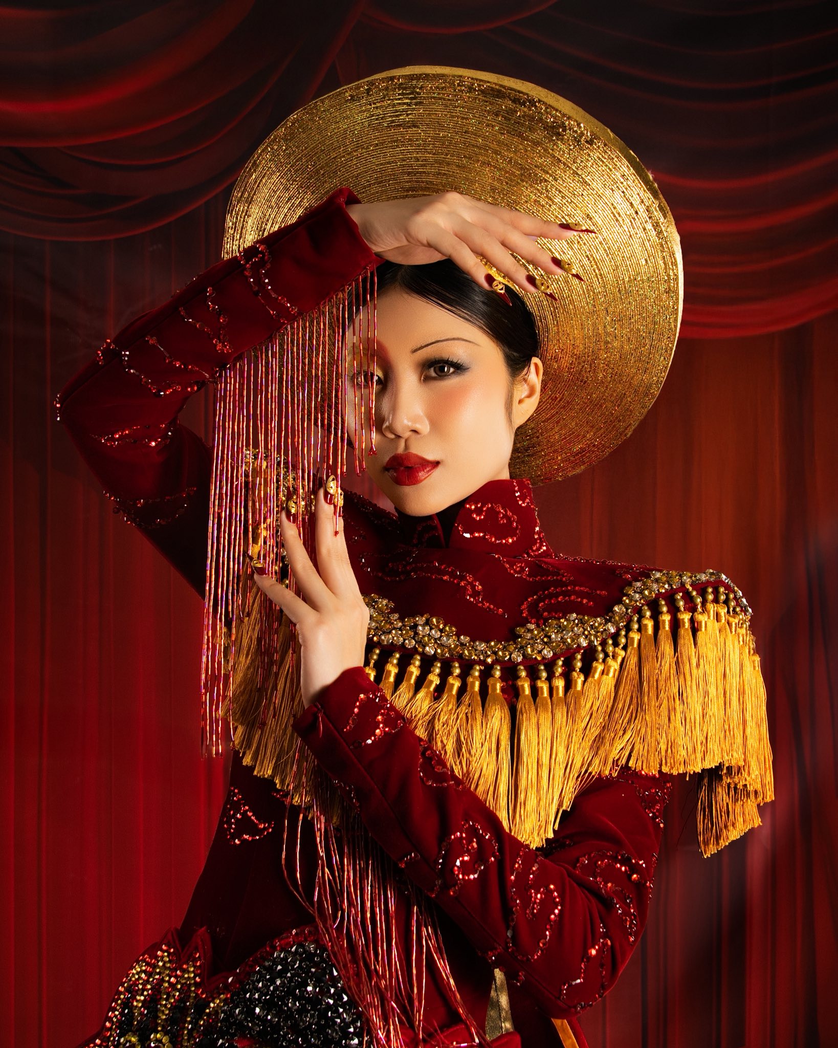 Hoa hậu Đỗ Lan Anh g&acirc;y sốt với bộ ảnh "T&acirc;n cổ" - Ảnh 9.