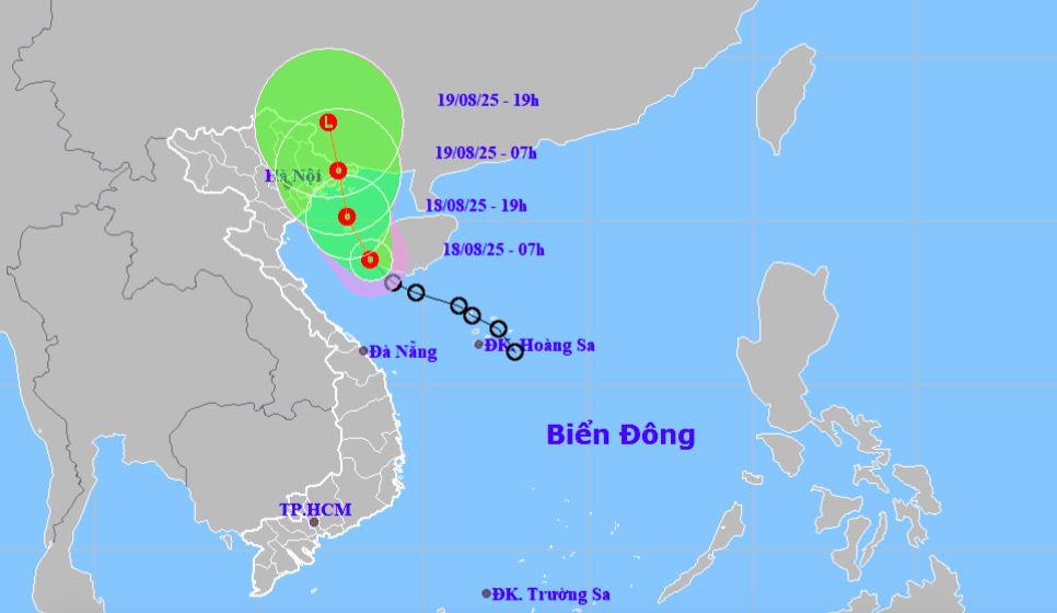 &Aacute;p thấp nhiệt đới v&agrave;o Vịnh Bắc Bộ, chiều nay ven biển Quảng Ninh - Hải Ph&ograve;ng c&oacute; gi&oacute; giật cấp 8- Ảnh 1.