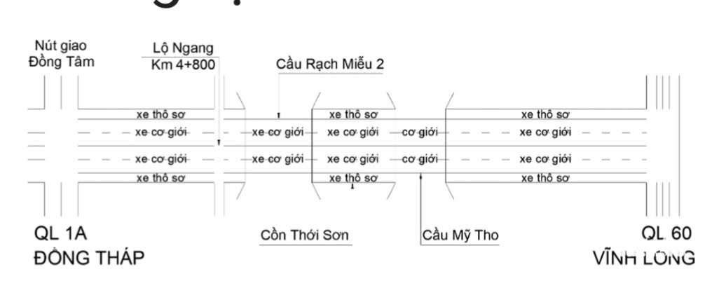 Hướng dẫn lưu thông qua cầu Rạch Miễu 2 từ ngày 19-8- Ảnh 3.