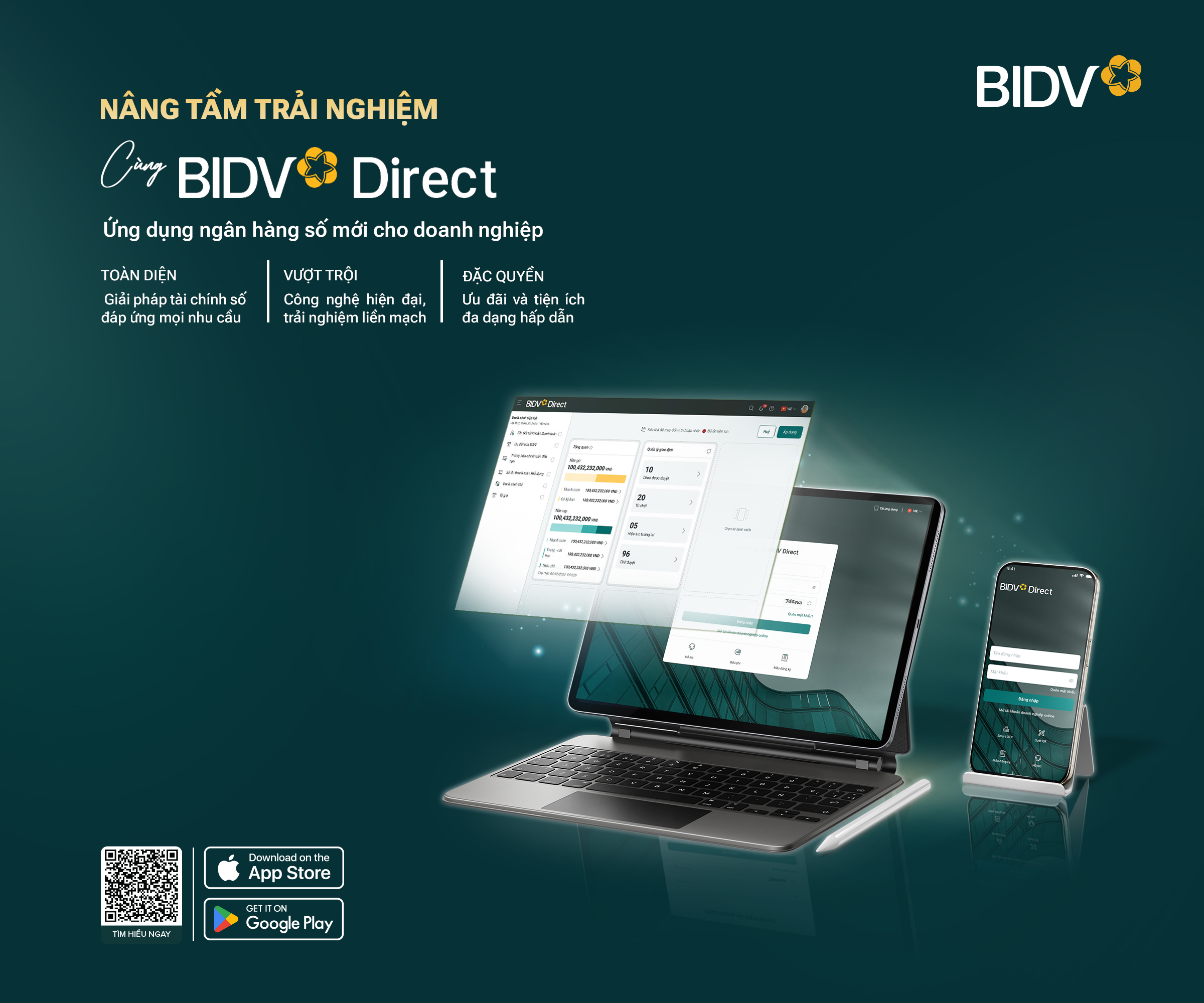 BIDV Direct - ứng dụng số hữu &iacute;ch d&agrave;nh cho kh&aacute;ch h&agrave;ng tổ chức- Ảnh 1.