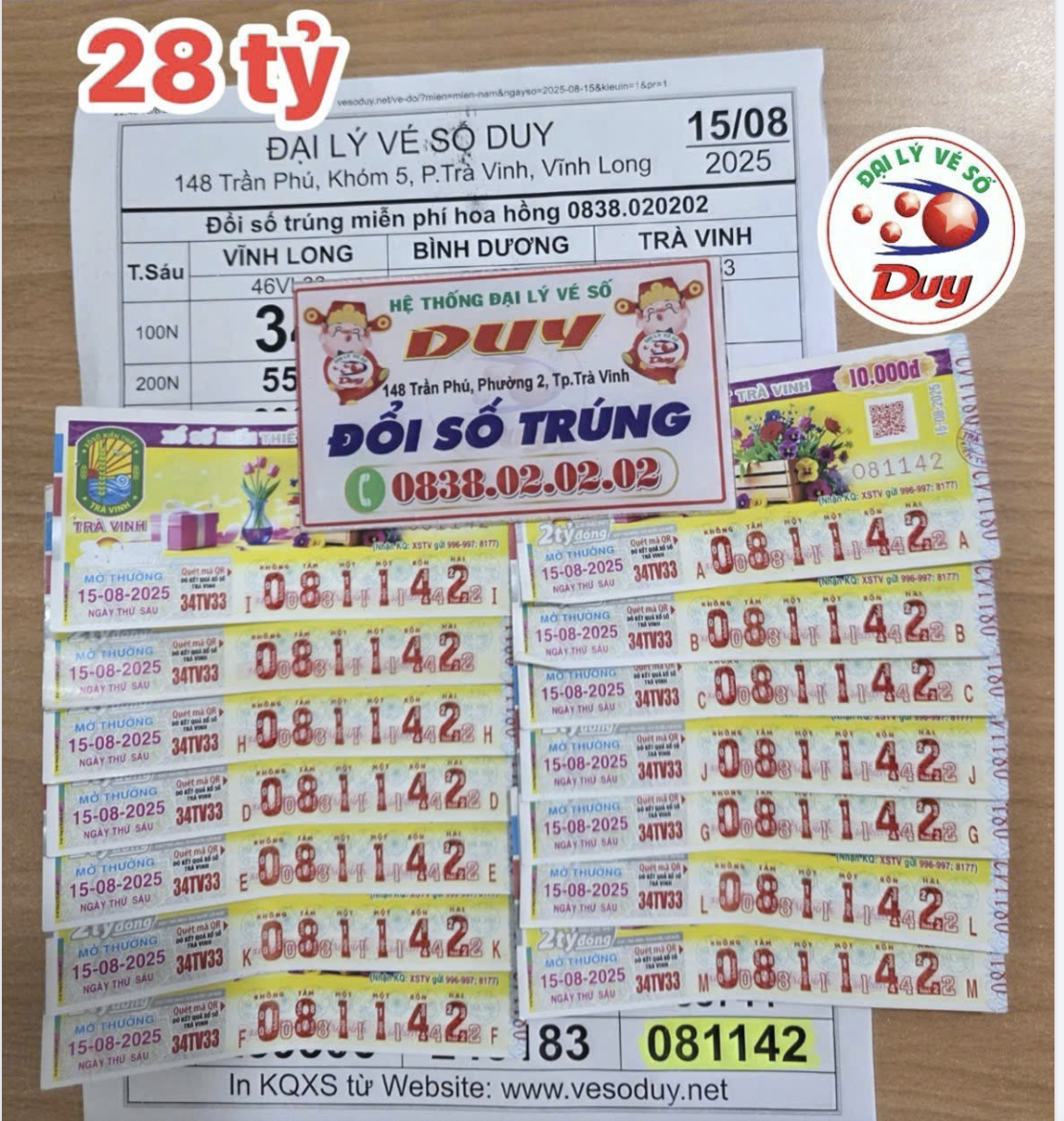 Phụ nữ TP HCM trúng độc đắc 14 tờ vé số khi công tác miền Tây - Ảnh 1.