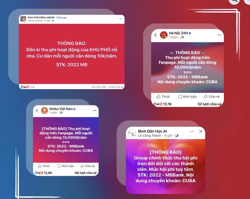 318,6 tỉ đồng ủng hộ Cuba, trend “thu phí hoạt động” lan tỏa facebook- Ảnh 2.