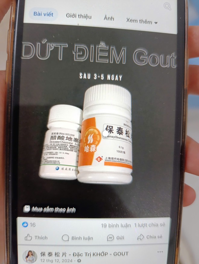 Nguy cơ tử vong từ thuốc cấm Phenylbutazone rao b&aacute;n tr&ecirc;n mạng- Ảnh 1.
