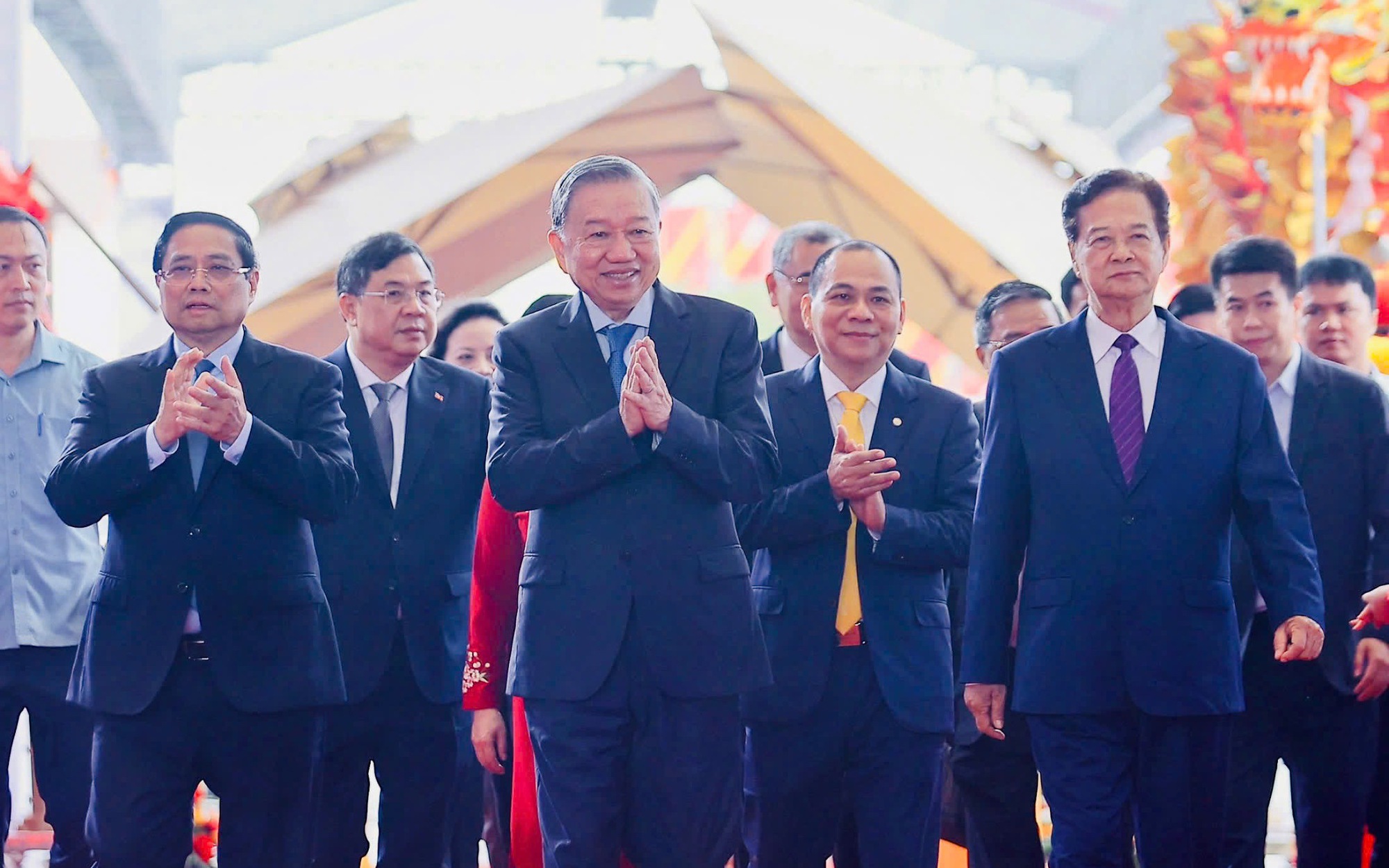 4 tỉ phú giàu nhất Việt Nam cùng xuất hiện tại lễ khởi công, khánh thành 250 dự án