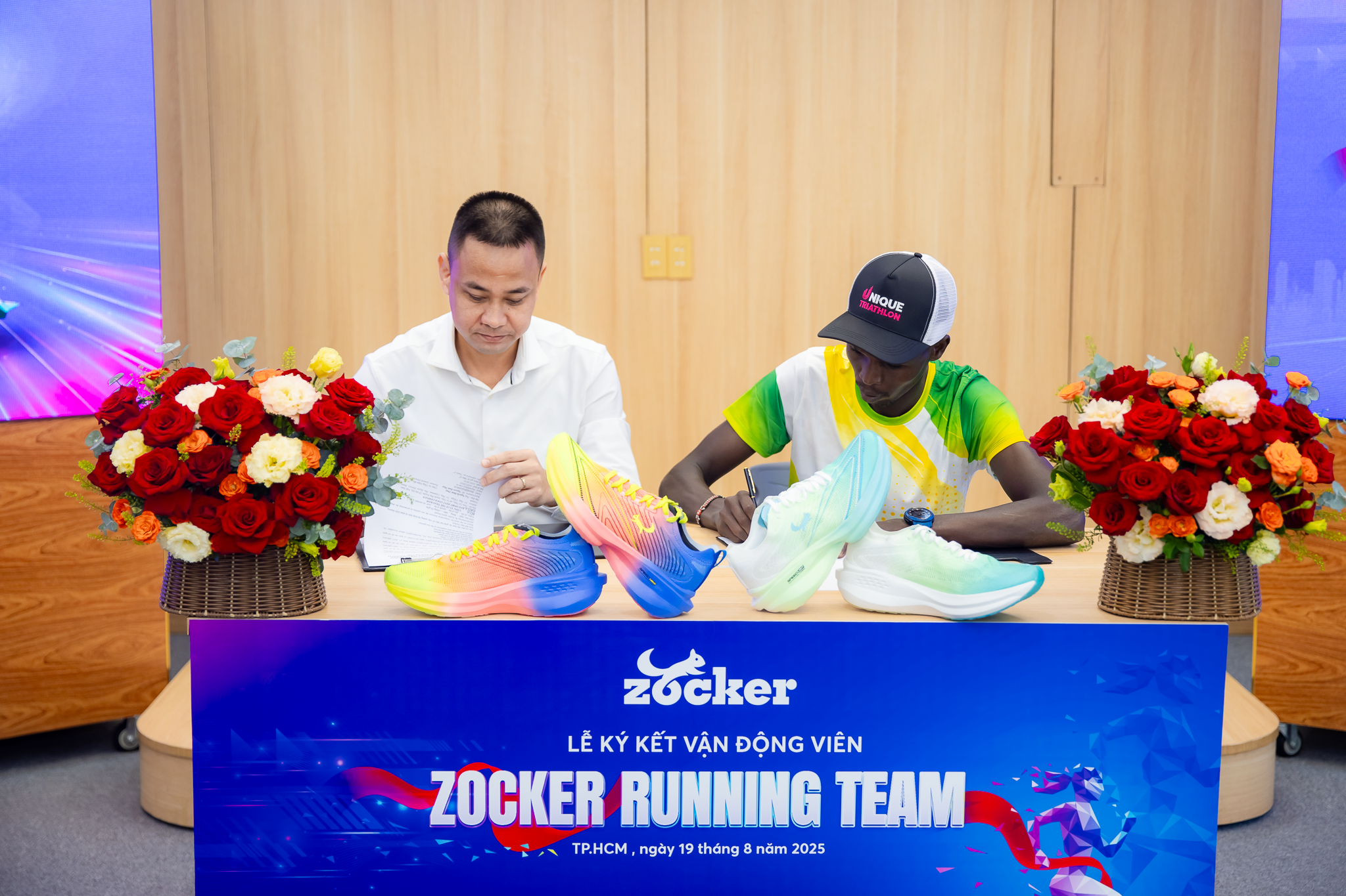 Ra mắt đội chạy bộ Zocker với ngôi sao Kenya - Ảnh 1.