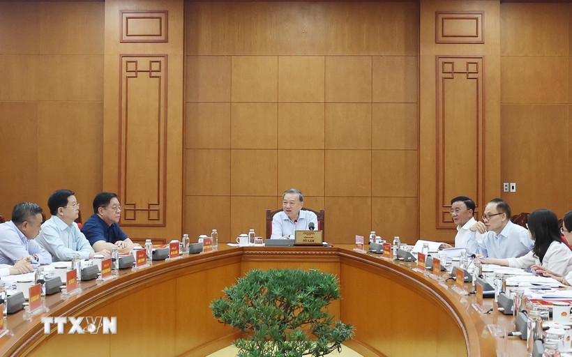 Tổng Bí thư Tô Lâm: Công tác chuẩn bị, tổ chức Lễ kỷ niệm, diễu binh, diễu hành phải thật sự chu đáo, an toàn - Ảnh 1.
