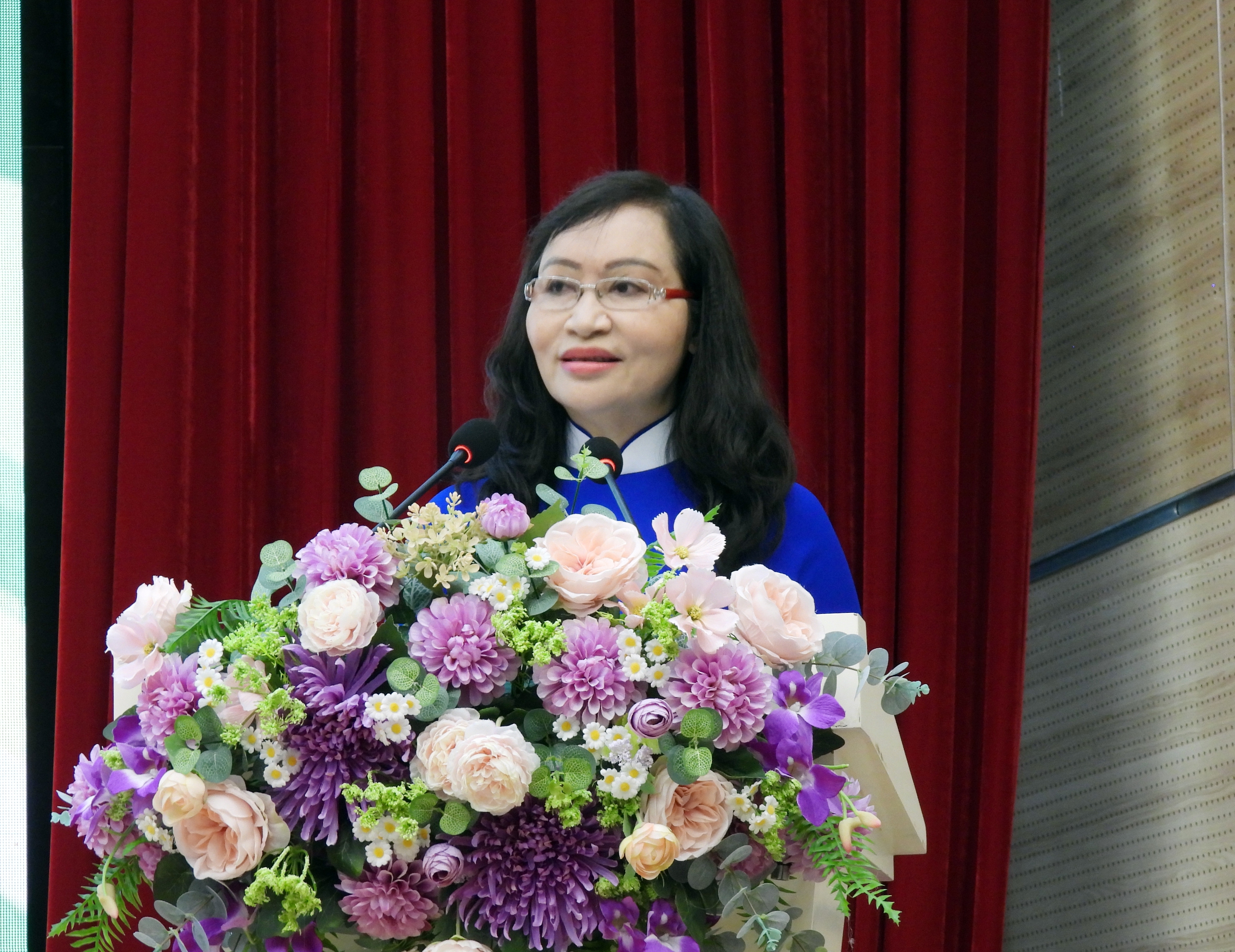 T&acirc;n dược sĩ ph&aacute;t biểu x&uacute;c động tại lễ tốt nghiệp ở Trường ĐH Cửu Long - Ảnh 1.