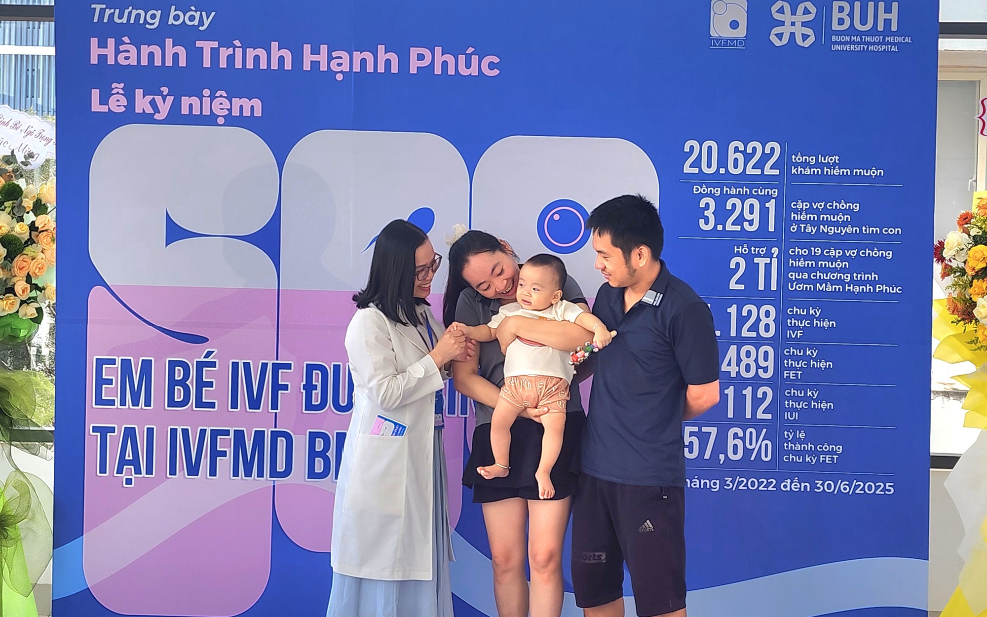500 cặp vợ chồng hiếm muộn ở Tây Nguyên vỡ òa trong niềm hạnh phúc