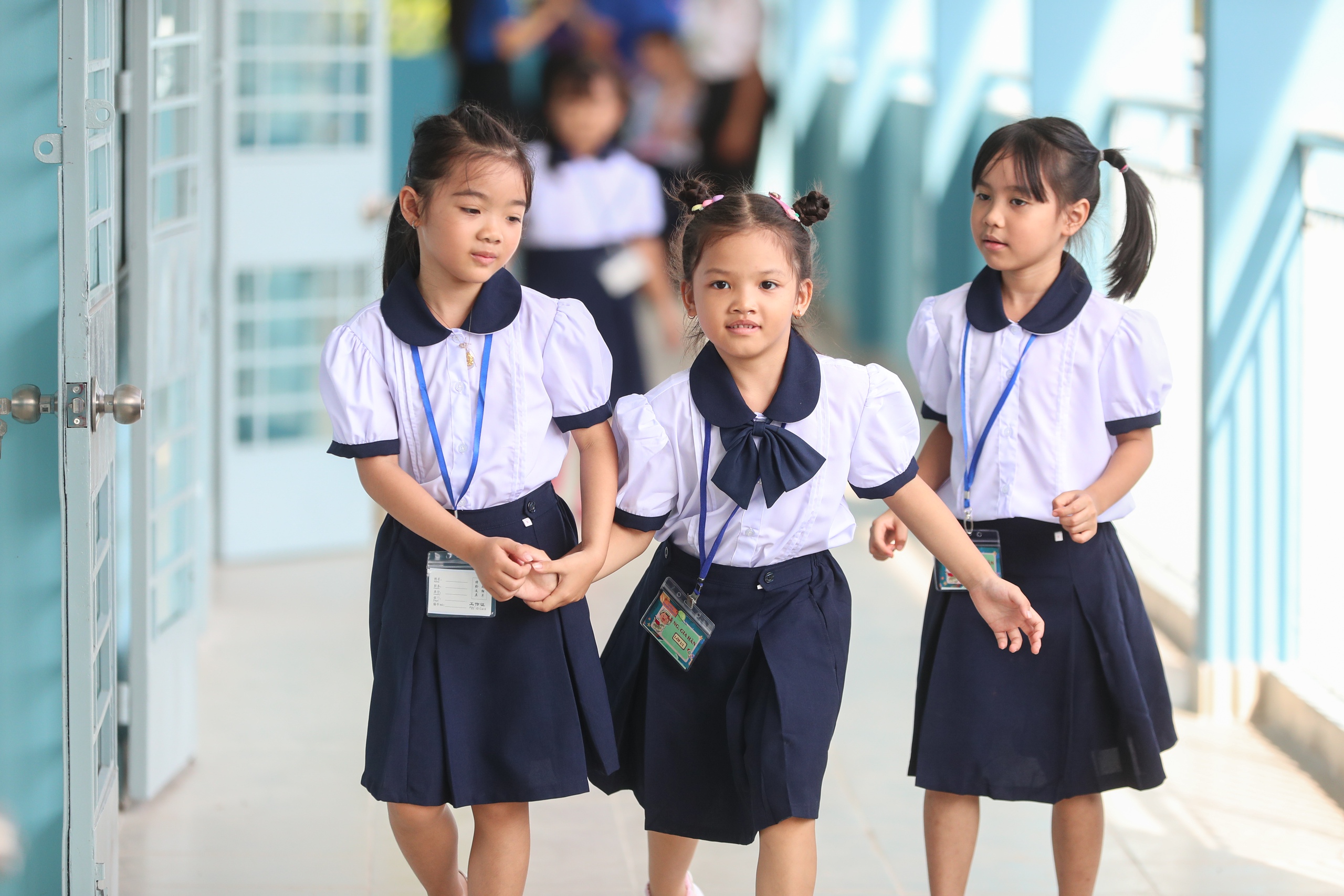 Học sinh lớp 1 nô nức ngày tựu trường - Ảnh 11.