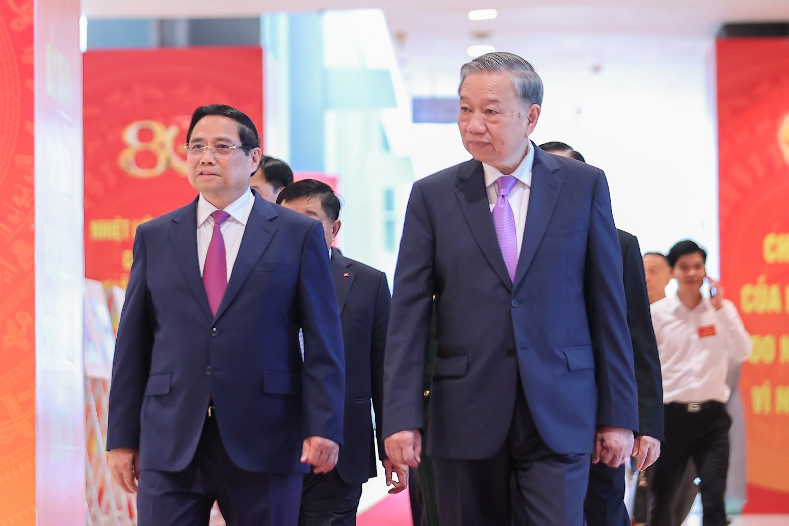 Tổng B&iacute; thư T&ocirc; L&acirc;m dự lễ kỷ niệm 80 năm th&agrave;nh lập Ch&iacute;nh phủ- Ảnh 1.