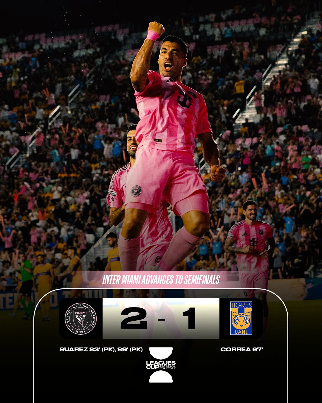 Inter Miami v&agrave;o b&aacute;n kết Leagues Cup, "b&atilde;o" tranh c&atilde;i khi HLV chỉ đạo từ kh&aacute;n đ&agrave;i- Ảnh 2.