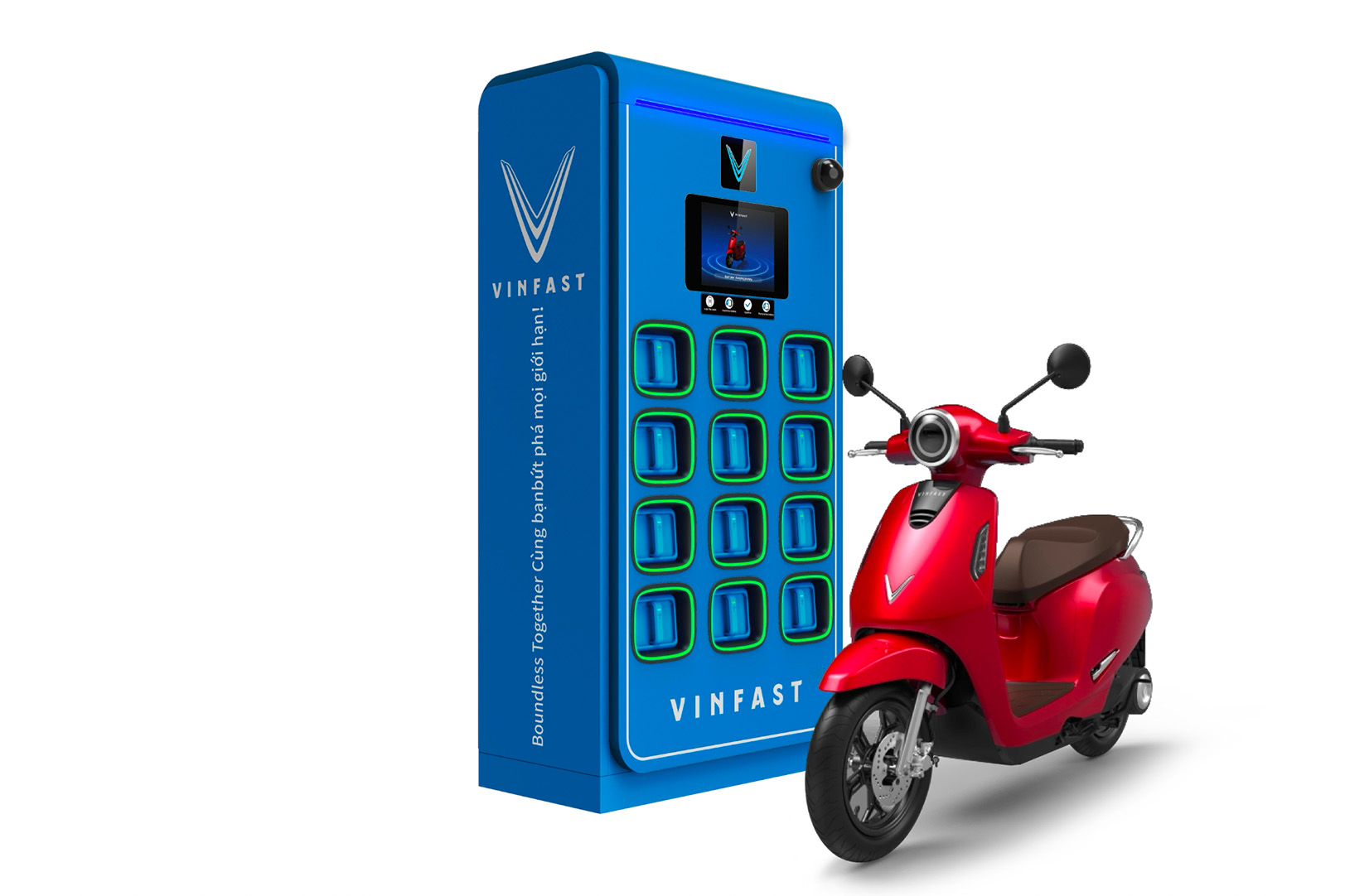 VinFast lắp 150 trạm đổi pin xe m&aacute;y điện - Ảnh 1.