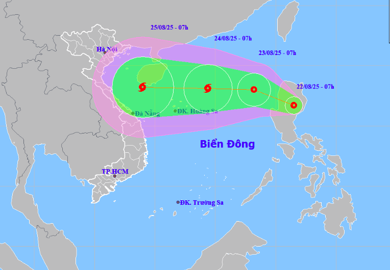 H&igrave;nh th&agrave;nh &aacute;p thấp nhiệt đới s&aacute;t Biển Đ&ocirc;ng, dự b&aacute;o mạnh l&ecirc;n th&agrave;nh b&atilde;o- Ảnh 1.