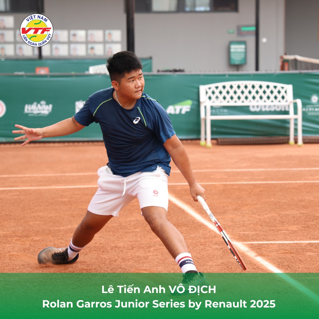 Lê Tiến Anh vô địch vòng loại Roland Garros Junior Series- Ảnh 1.