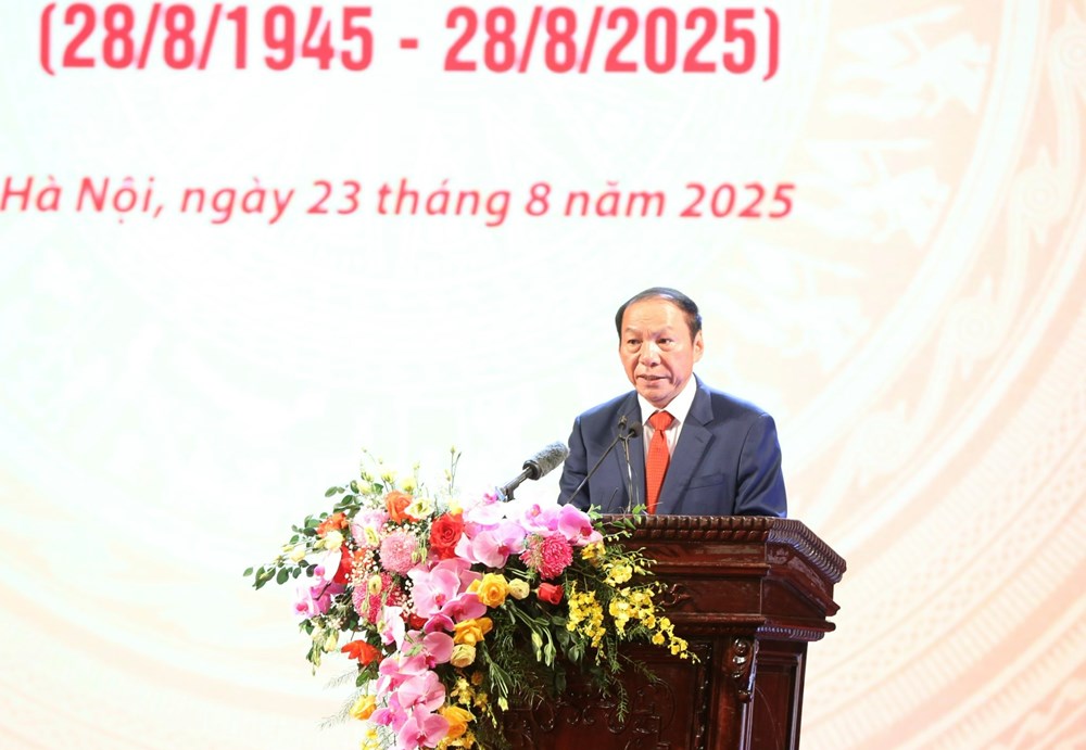Tổng Bí thư Tô Lâm trao tặng Huân chương Lao động hạng Nhất cho Bộ VH-TT-DL- Ảnh 7.