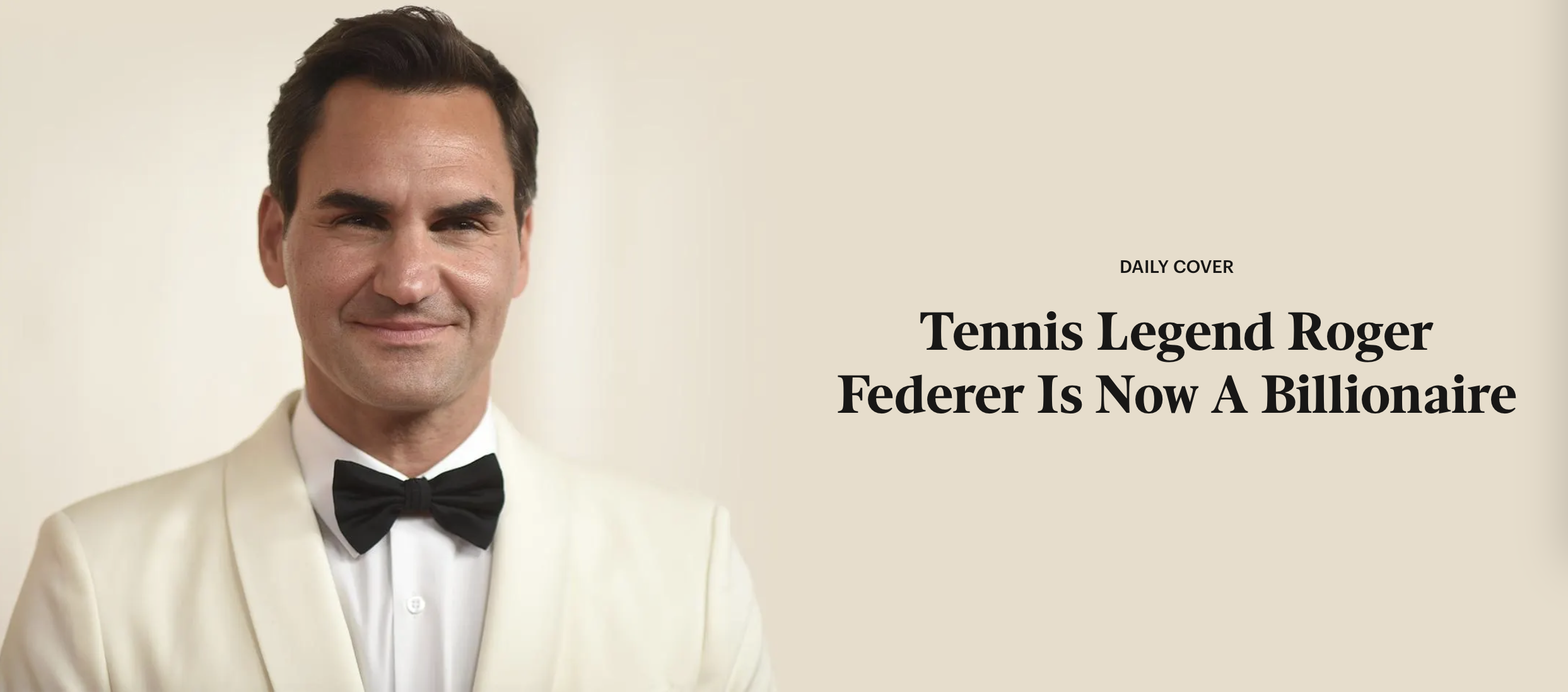 Roger Federer ch&iacute;nh thức gia nhập "CLB VĐV tỉ ph&uacute;" - Ảnh 1.