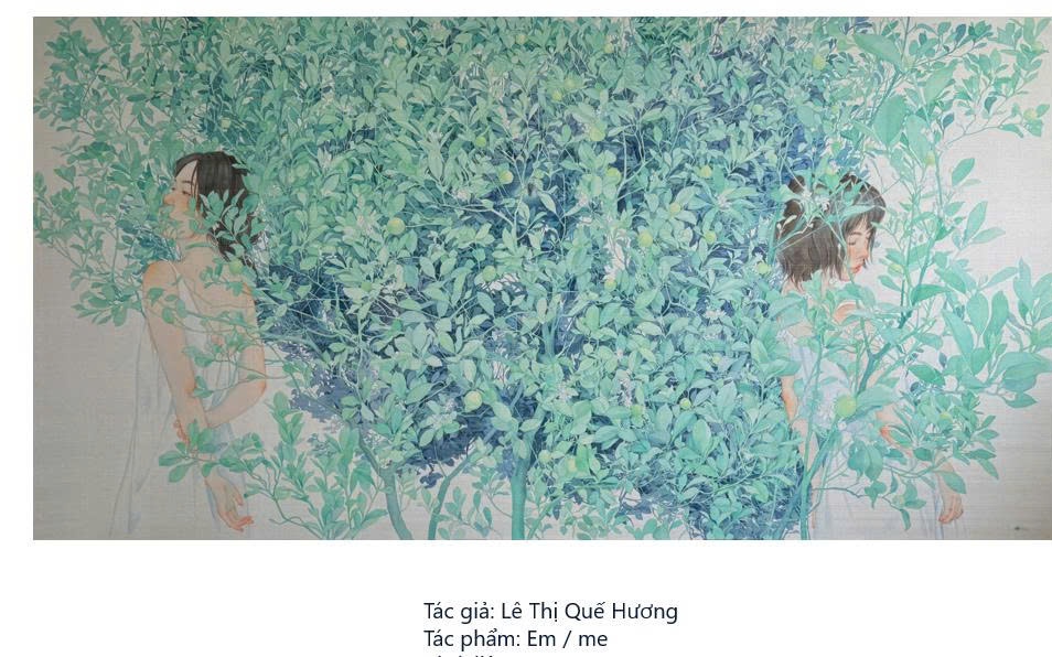 Bức tranh lụa đoạt giải thưởng năm 2025

