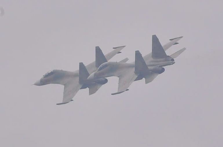 Biên đội máy bay su - 30 MK2 bay qua Quảng trường Ba Đình trong Lễ kỷ niệm lớn - Ảnh 21.