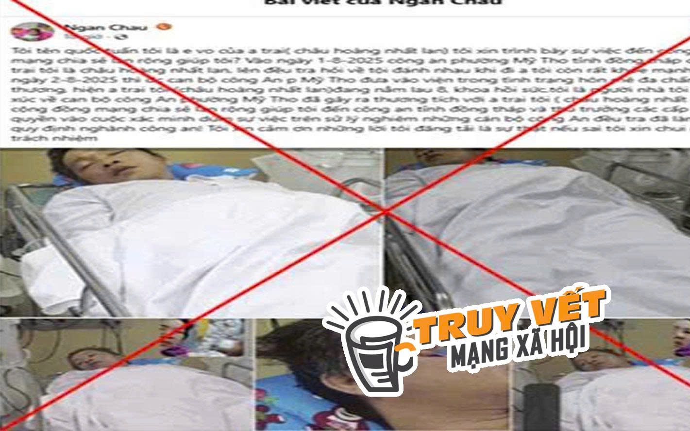 Công an tỉnh Đồng Tháp lên tiếng vụ “Công an phường Mỹ Tho đánh người”