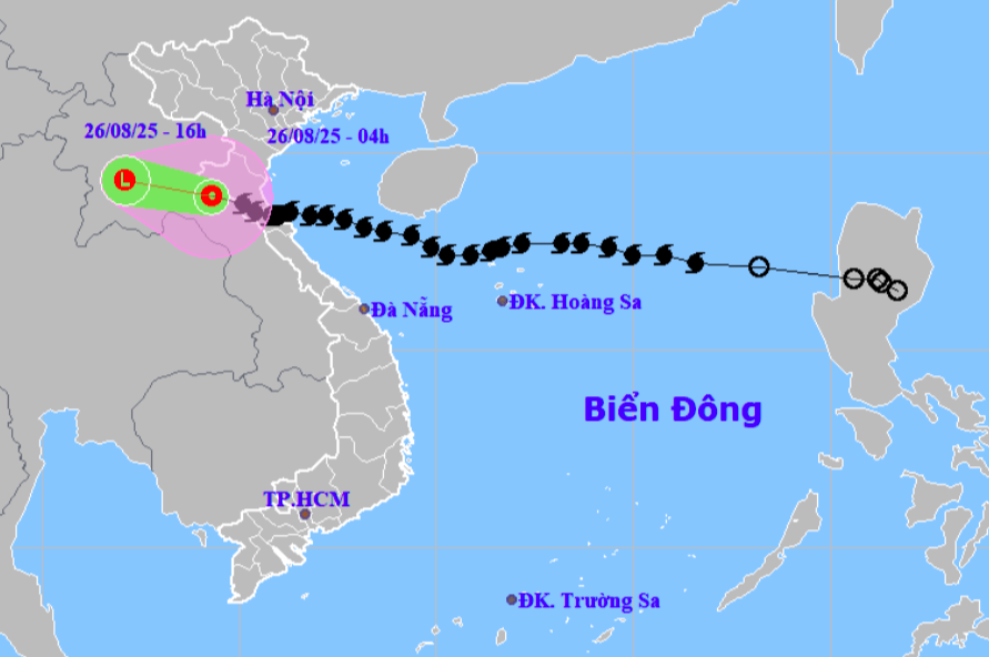 B&atilde;o số 5 suy yếu th&agrave;nh &aacute;p thấp nhiệt đới, mưa lớn tiếp diễn ở nhiều địa phương 
- Ảnh 1.