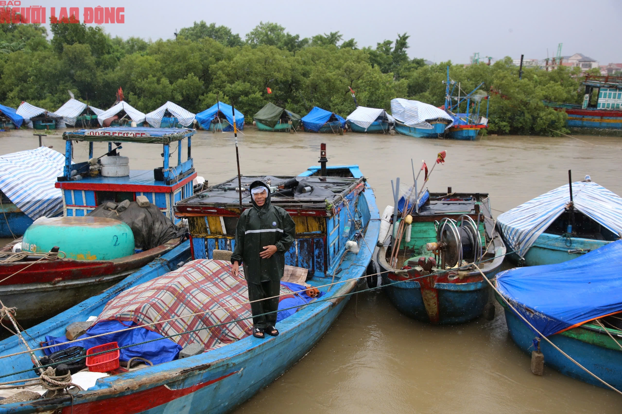 Biển dậy s&oacute;ng , h&agrave;ng ngh&igrave;n t&agrave;u thuyền tr&aacute;nh b&atilde;o số 5 tại Quảng Trị - Ảnh 14.