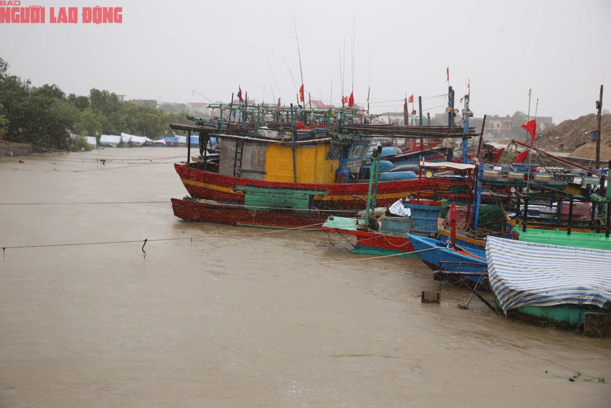 Biển dậy s&oacute;ng , h&agrave;ng ngh&igrave;n t&agrave;u thuyền tr&aacute;nh b&atilde;o số 5 tại Quảng Trị - Ảnh 20.