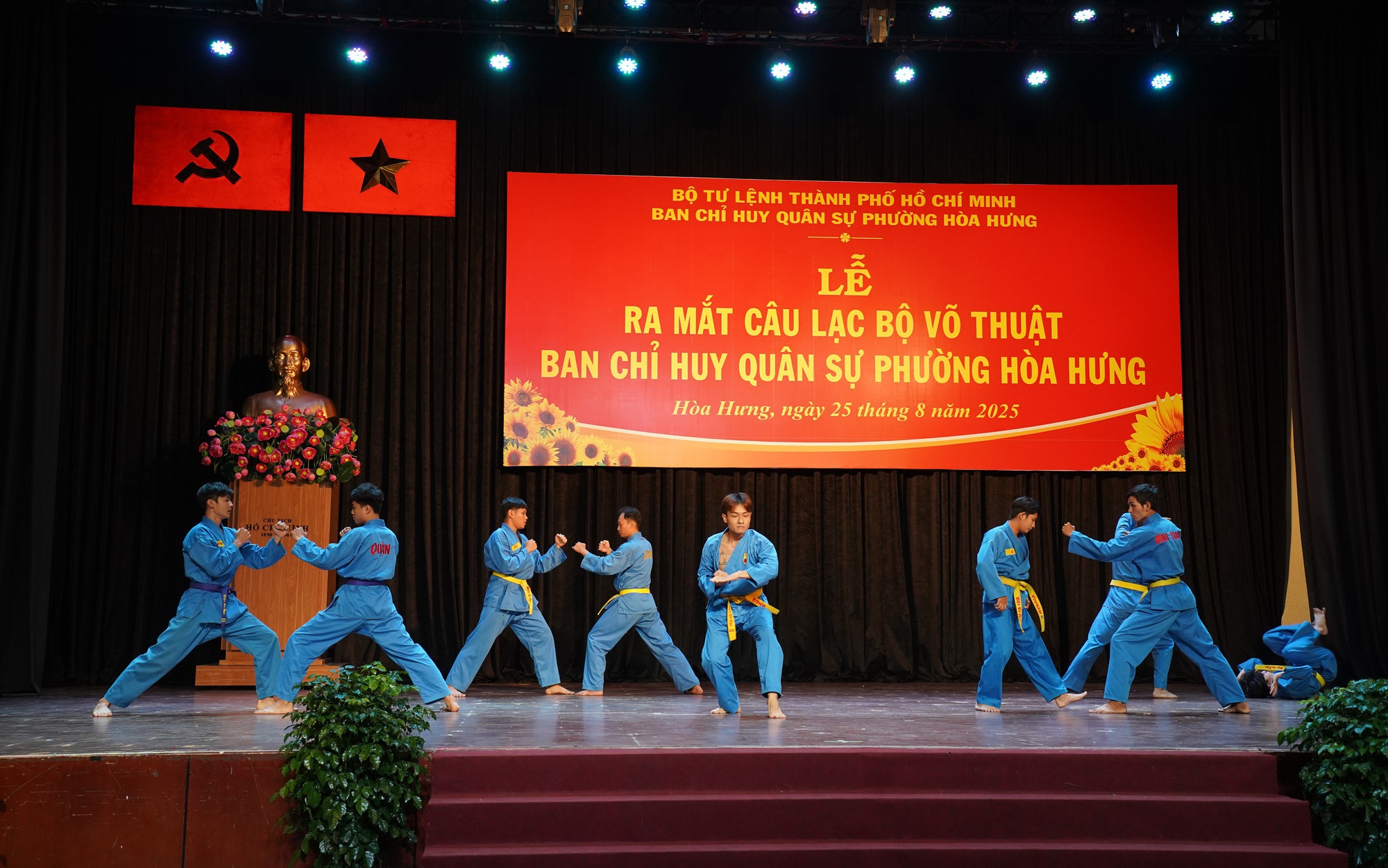 Ra mắt Câu lạc bộ Võ thuật Ban Chỉ huy quân sự phường đầu tiên của TP HCM