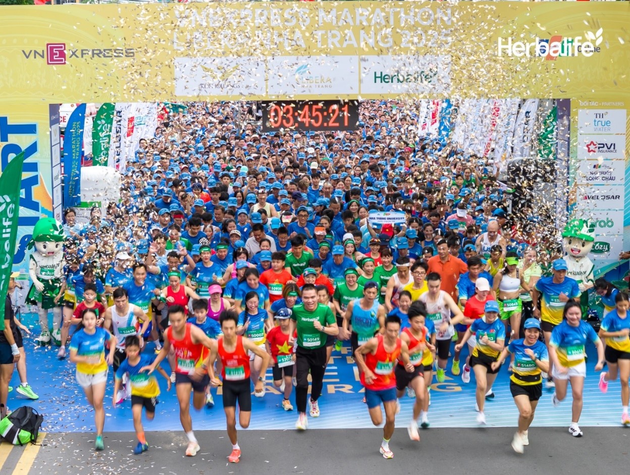 Herbalife Việt Nam tiếp tục đồng h&agrave;nh c&ugrave;ng VnExpress Marathon Nha Trang, lan tỏa lối sống năng động- Ảnh 1.