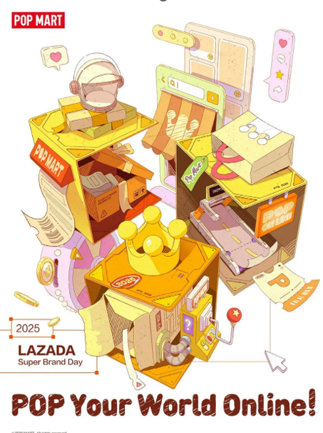 Lazada Việt Nam v&agrave; POP MART "khuấy động" với Ng&agrave;y Si&ecirc;u Thương Hiệu- Ảnh 1.