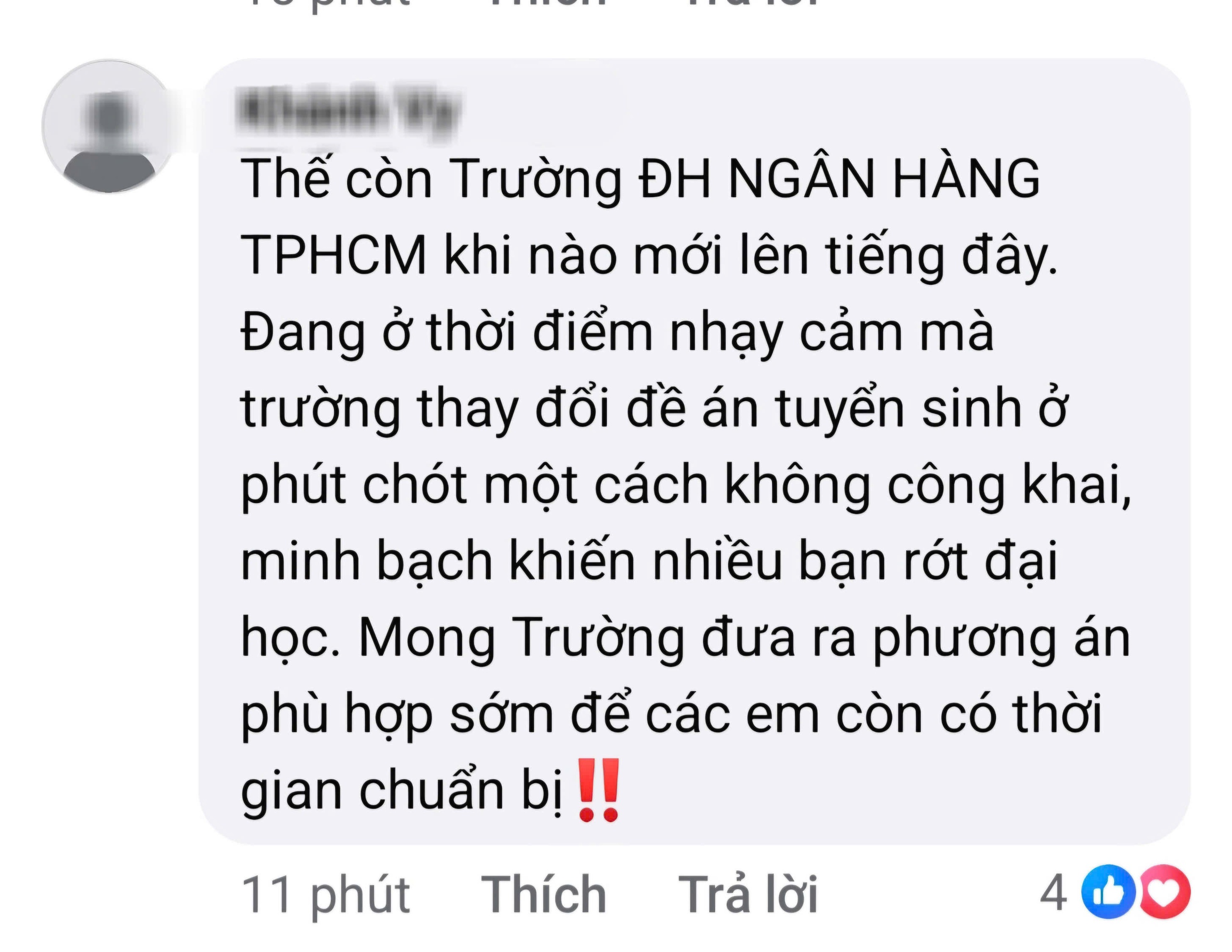 Thay đổi điều kiện x&eacute;t tuyển ph&uacute;t ch&oacute;t, Trường ĐH Ng&acirc;n h&agrave;ng TP HCM n&oacute;i g&igrave;?- Ảnh 2.