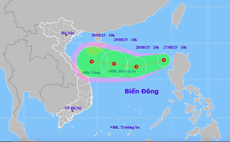 Áp thấp nhiệt đới hình thành trên Biển Đông, giật cấp 8- Ảnh 1.