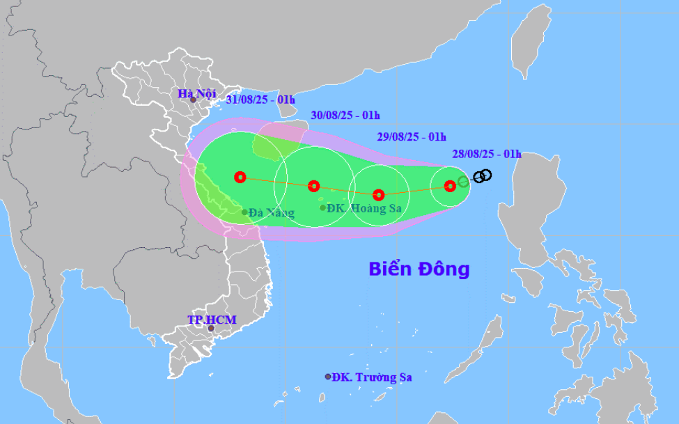 Tin mới về áp thấp nhiệt đới trên Biển Đông
