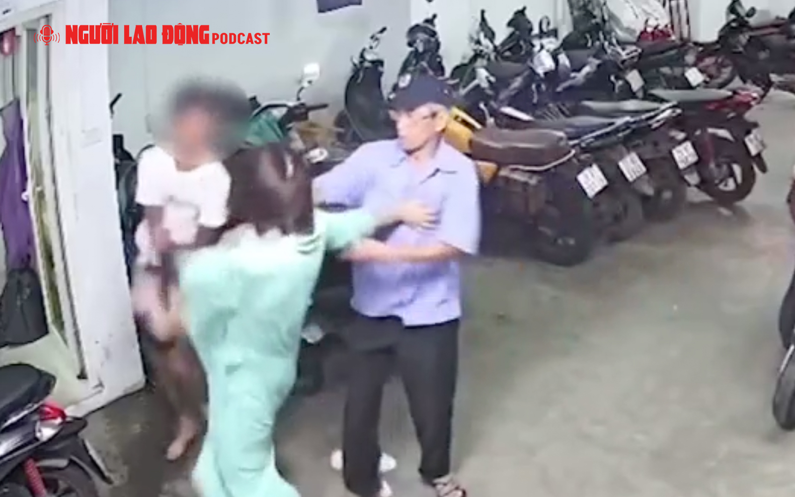 Danh tính cô gái “hạ gục” nam thanh niên xăm trổ ở hầm giữ xe