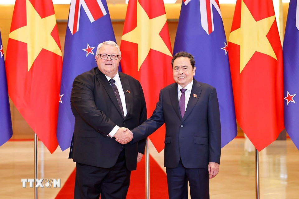 Chủ tịch Quốc hội Trần Thanh Mẫn hội đ&agrave;m với Chủ tịch Quốc hội New Zealand Gerry Brownlee - Ảnh 7.