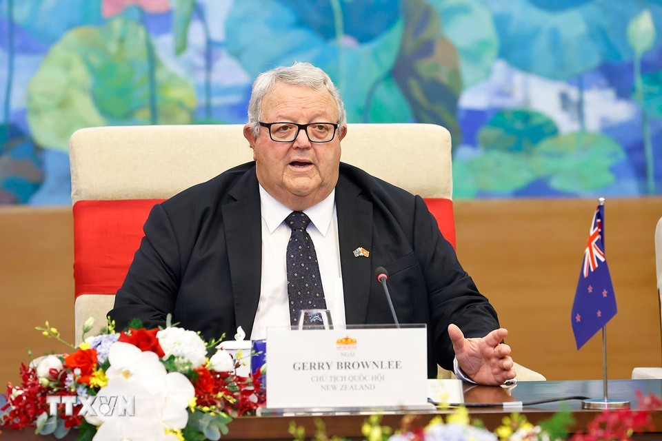 Chủ tịch Quốc hội Trần Thanh Mẫn hội đ&agrave;m với Chủ tịch Quốc hội New Zealand Gerry Brownlee - Ảnh 13.