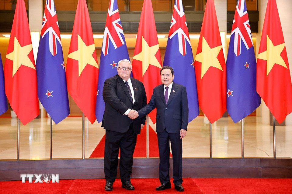Chủ tịch Quốc hội Trần Thanh Mẫn hội đ&agrave;m với Chủ tịch Quốc hội New Zealand Gerry Brownlee - Ảnh 8.