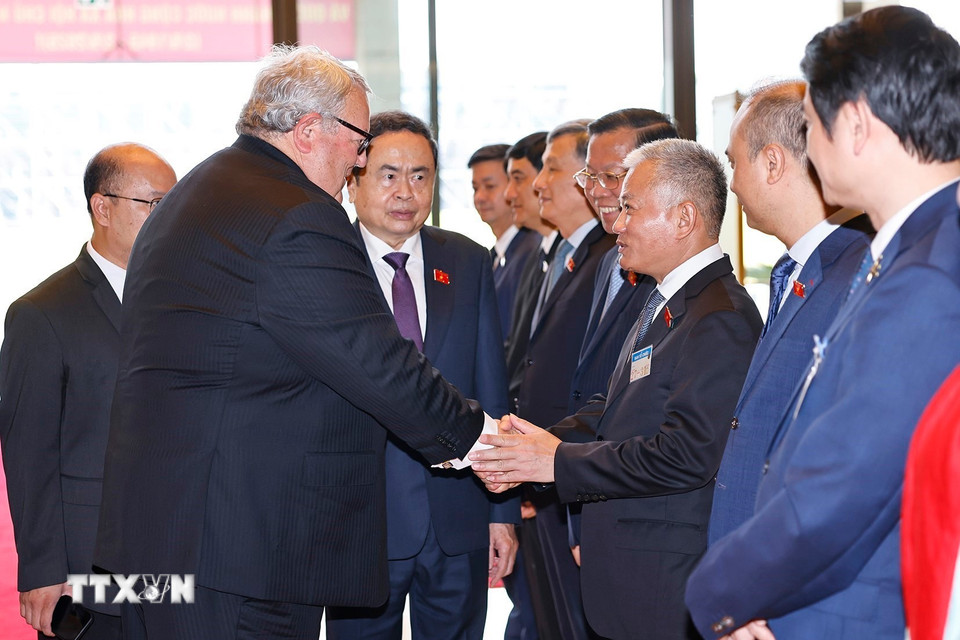 Chủ tịch Quốc hội Trần Thanh Mẫn hội đ&agrave;m với Chủ tịch Quốc hội New Zealand Gerry Brownlee - Ảnh 5.