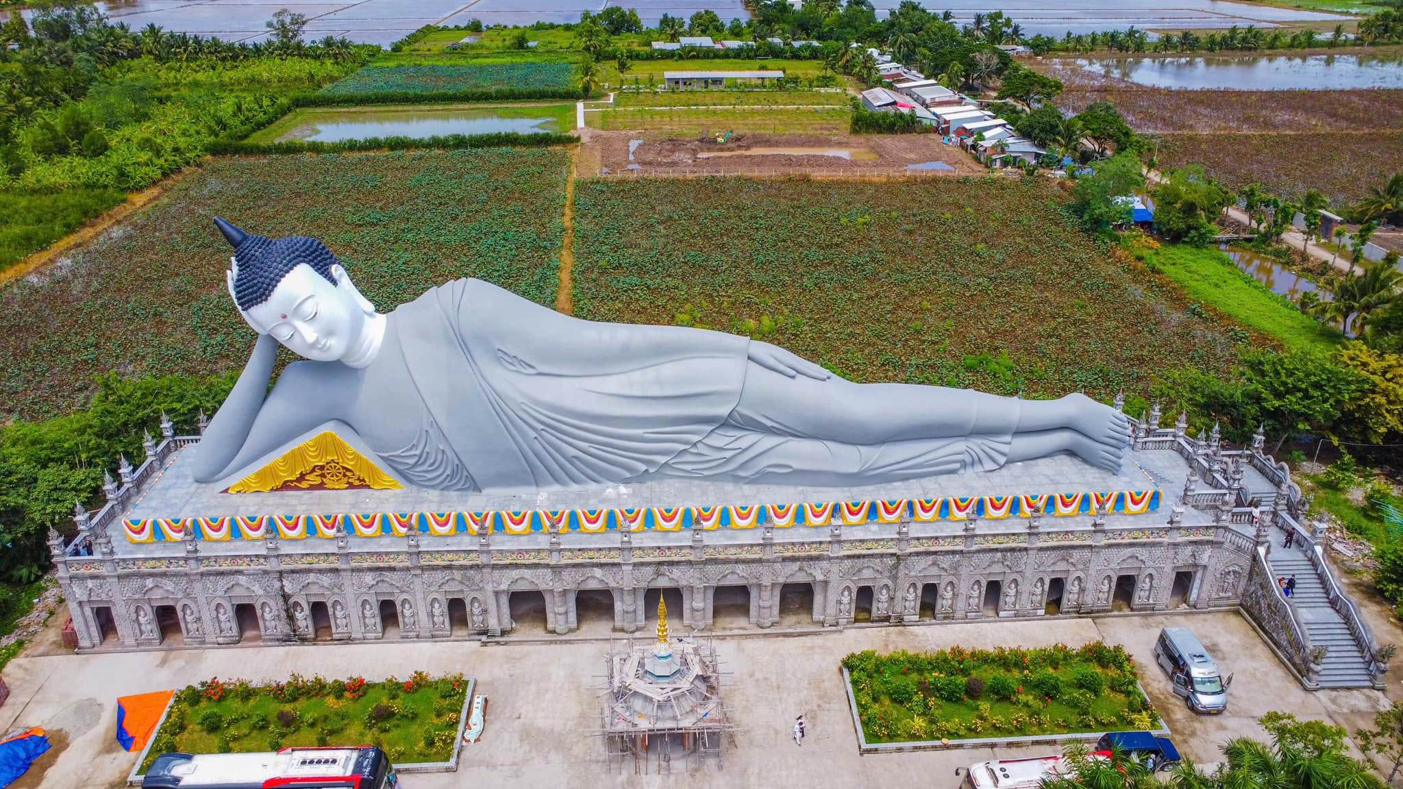 Chiêm ngưỡng ngôi chùa có tượng Phật nằm lớn nhất nước- Ảnh 2.