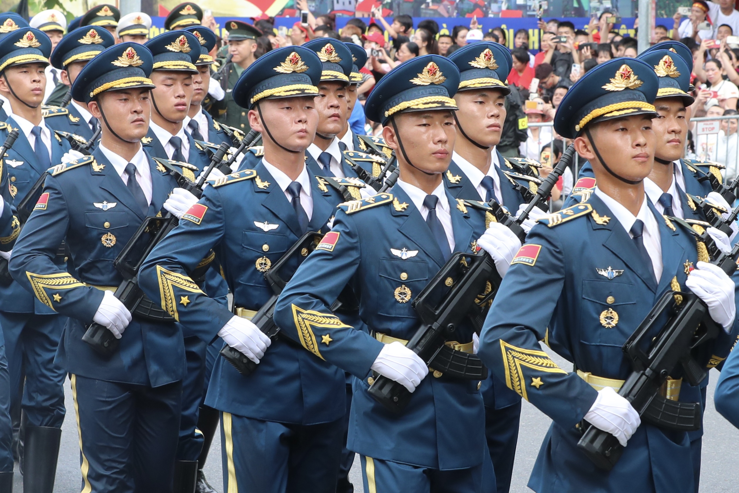 Những hình ảnh ấn tượng trong ngày tổng duyệt diễu binh, diễu hành chào mừng Quốc khánh 2-9 - Ảnh 15.