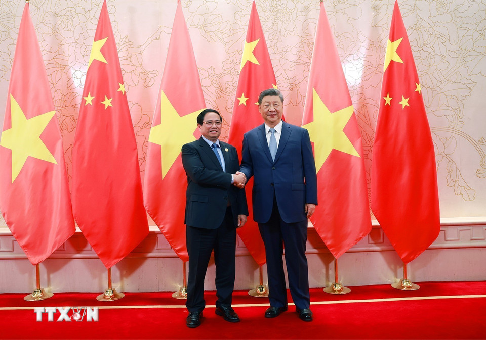 Thủ tướng hội kiến Tổng B&iacute; thư, Chủ tịch nước Trung Quốc Tập Cận B&igrave;nh- Ảnh 3.