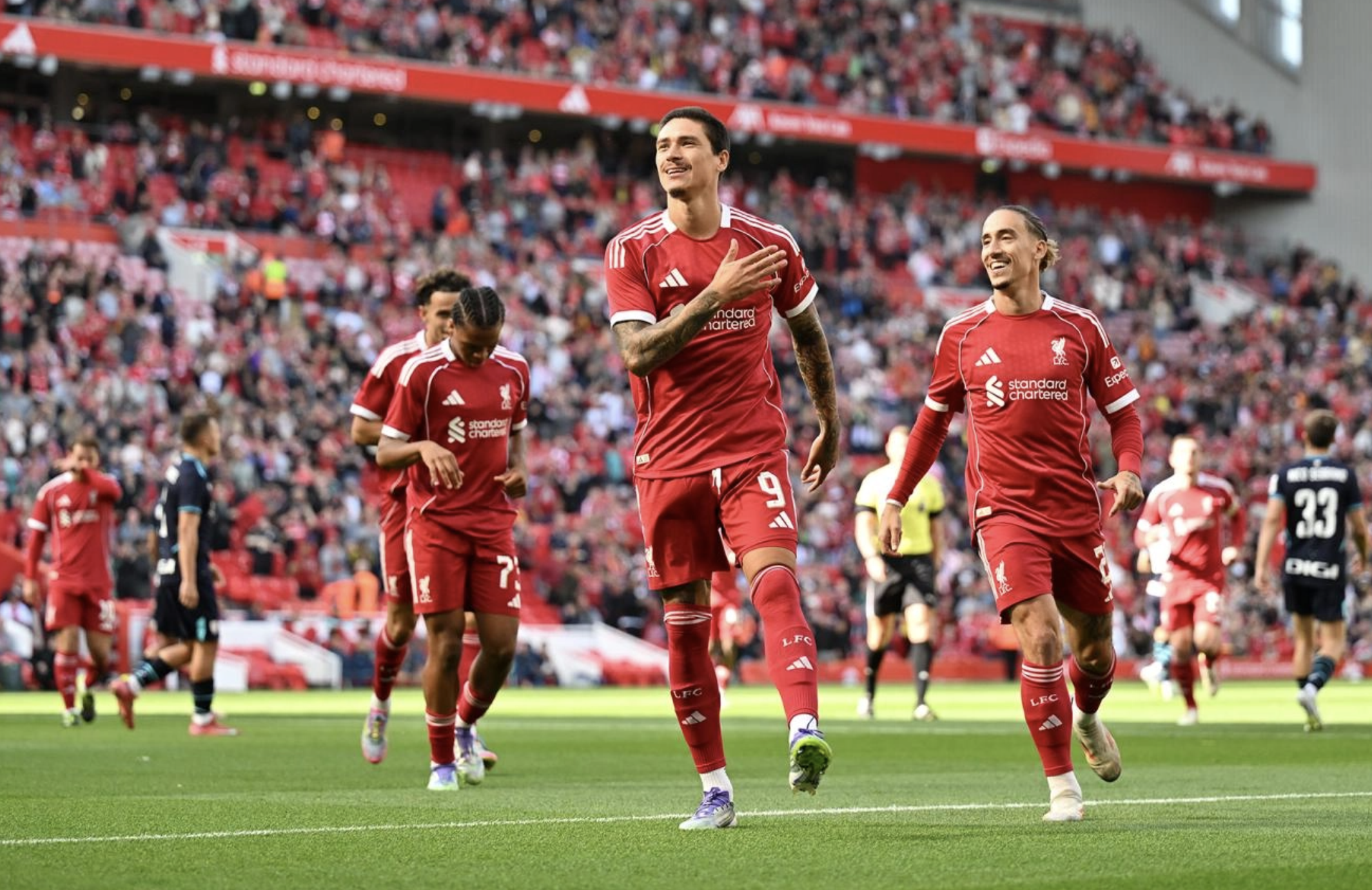 "Thần đồng" Ngumoha tỏa s&aacute;ng, Liverpool đại thắng Bilbao 2 trận si&ecirc;u giao hữu- Ảnh 2.