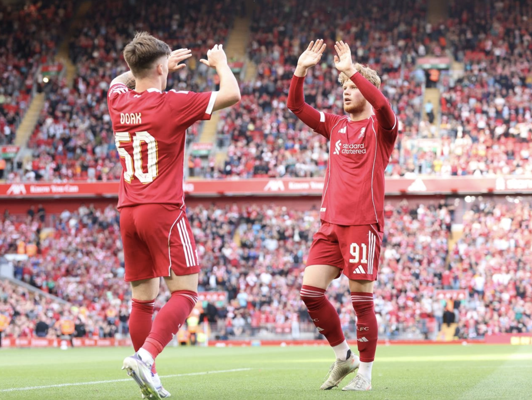 "Thần đồng" Ngumoha tỏa s&aacute;ng, Liverpool đại thắng Bilbao 2 trận si&ecirc;u giao hữu- Ảnh 3.