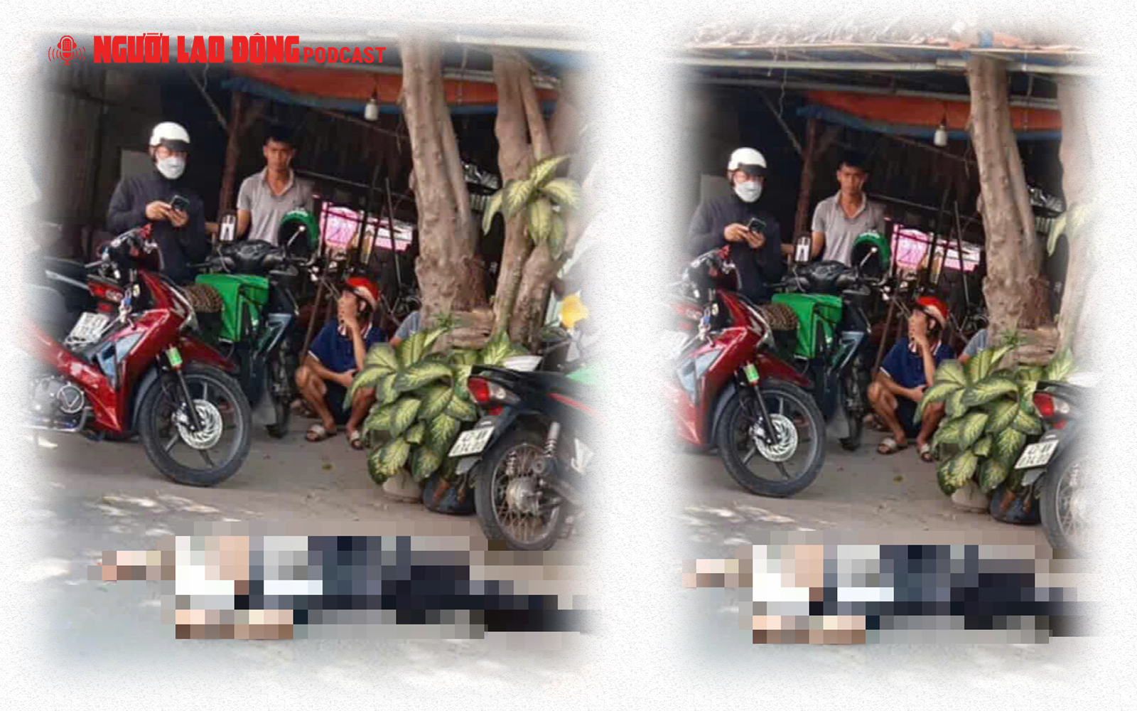 Thanh niên tự đâm mình và phản ứng "khó hiểu" của người bán dao