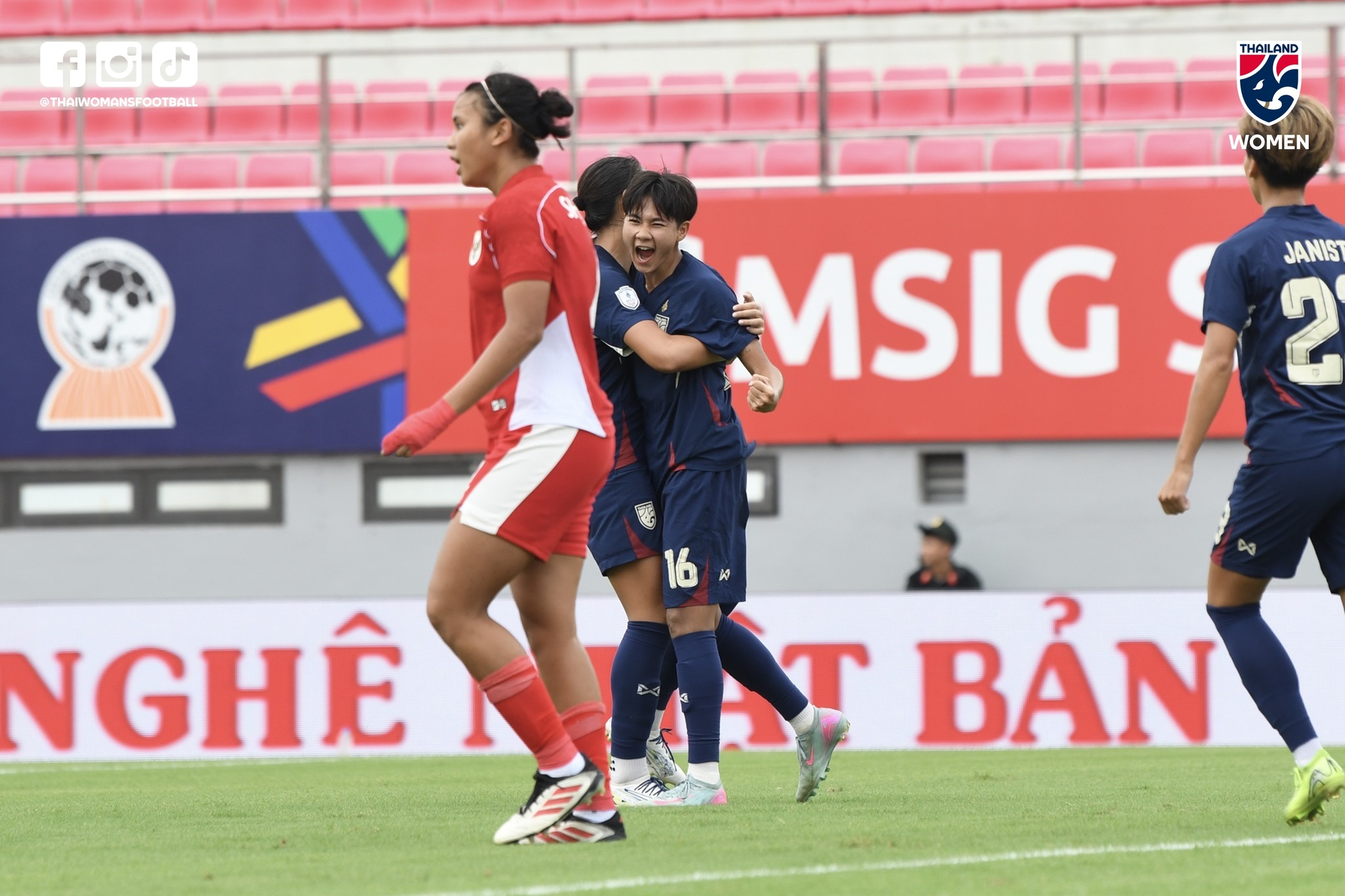 Thái Lan thắng đậm Indonesia 7-0 ở trận ra quân ASEAN Cup nữ 2025- Ảnh 2.