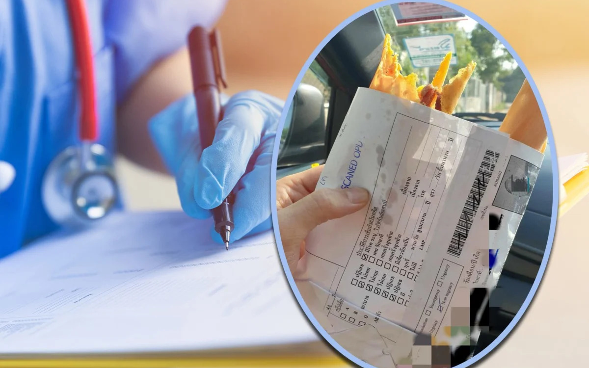Bệnh viện ở Thái Lan bị phạt 37.000 USD vì bệnh án bị dùng làm giấy gói thức ăn