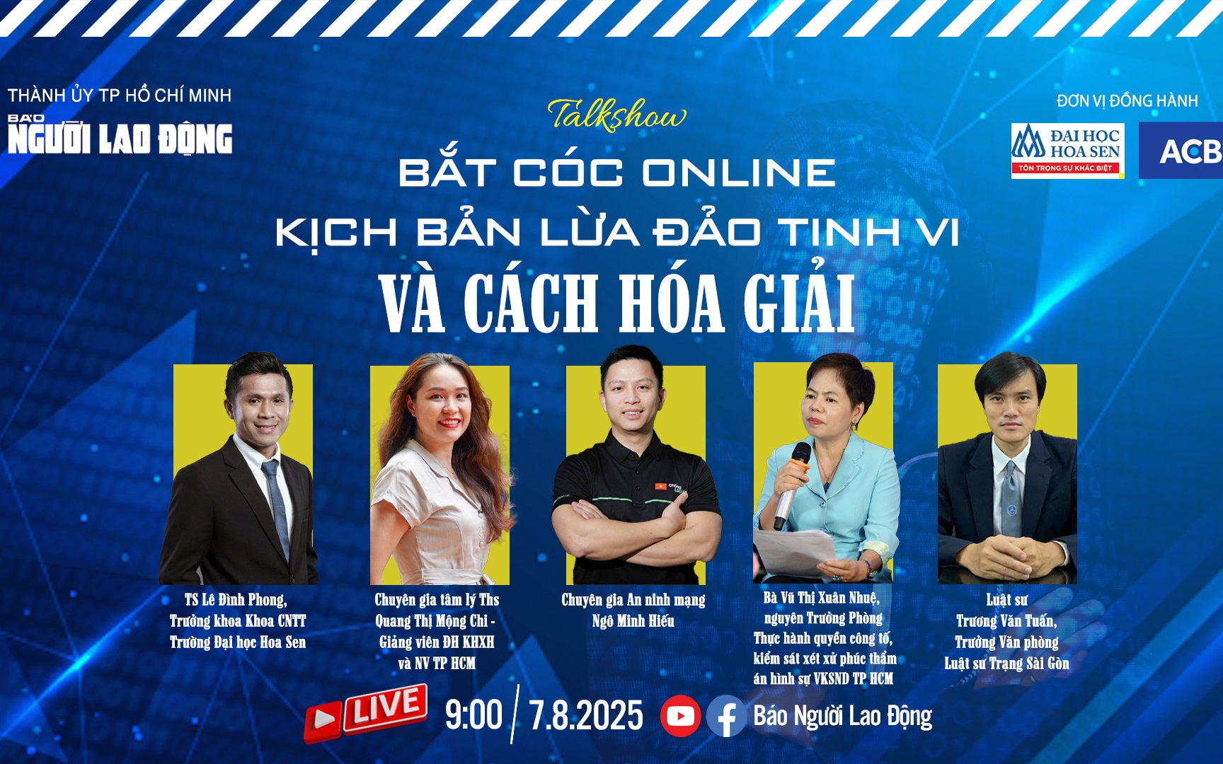 Ngày mai (7-8), Báo Người Lao Động tổ chức talkshow về "bắt cóc online"