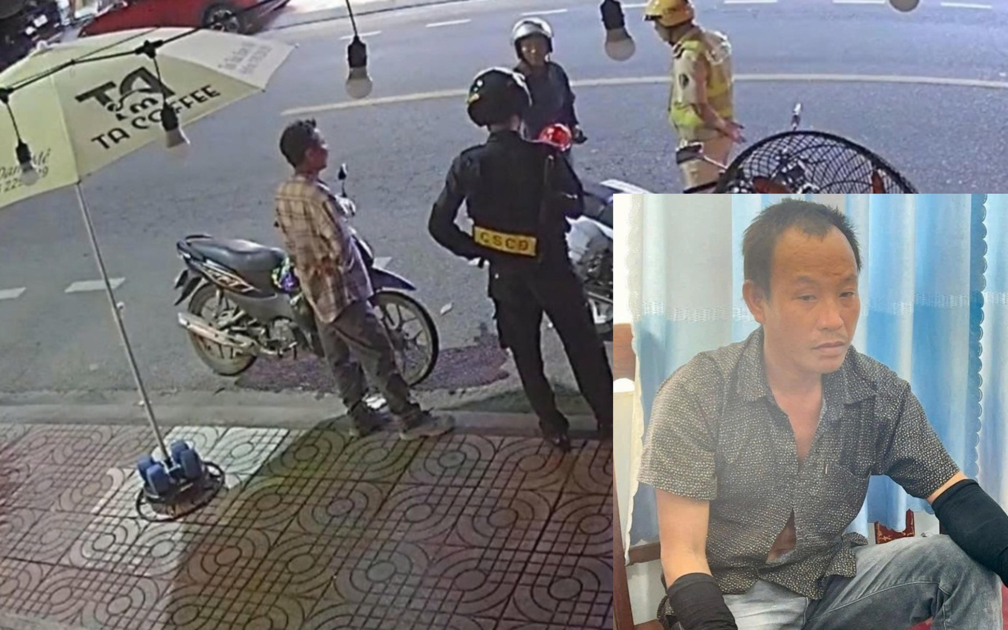Bắt giam người đàn ông tấn công CSGT khi kiểm tra nồng độ cồn